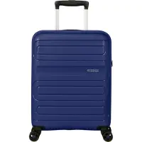 American Tourister - Valise rigide cabine Sunside 4R 55 cm - Bleu