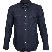 Levi's T-Shirt 'Barstow Western Standard Fit Shirt' bleu denim