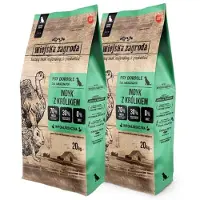 Wiejska zagroda Dinde et lapin, croquants S 2 x 20 kg
