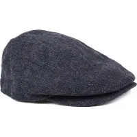 Barbour Casquette Plate Barlow Chevrons Marine Bleu foncé Bleu taille M