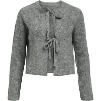 Object Cardigan 'Parvi' gris chiné