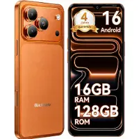 Blackview 2026 WAVE 7C, téléphone portable sans abonnement, 6,56 pouces, Android 16, 16 Go + 128 Go/2 To TF, Face ID, 5 000 mAh, 32 Mpx, double SIM, Wi-Fi 5, IP54