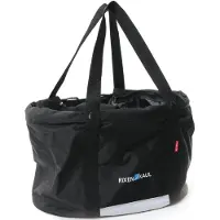 Klickfix Shopper Plus sac de guidon, sacoche panier, avec housse de pluie, noir, en vrac