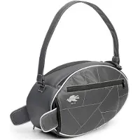 Kappa RUGBY Sac gris foncé 38x16x25 cm 14,5 l avec bord argenté