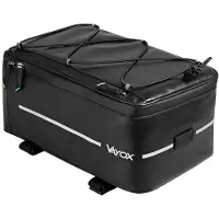 Vayox Sacoche de vélo pour porte-bagages, VA0166 8L, Noir
