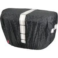 Klickfix Rain Cover XL, housse de pluie pour Carrybag GT ou paniers de porte-bagages, noir-gris, en vrac