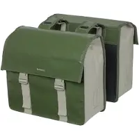 Basil Sacoche double Urban Load moss gr/sand, 40,5x17,5x46cm, 48-53ltr