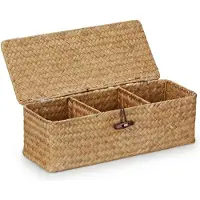Relaxdays Boîte de rangement (1x, 12.50 x 33 x 11 cm)