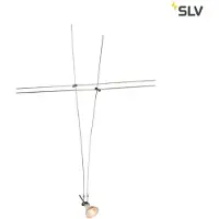 SLV Lampe à câble pour système de câble Tenseo 12V QR-C51 Chrome 1 pièce