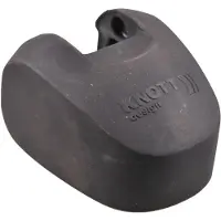 Knott Pare-chocs "Softdock" noir, pour raccords en fonte