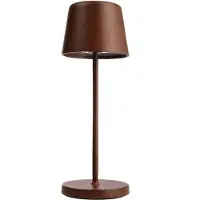 Deko-light , lampe d'appoint à batterie, modèle Canis Mini, 2,3 W, 2200/3000 K, couleur rouille, 110 lm, tension d'entrée : 3,7 V/DC, aluminium moulé, finition mate, indice de protection IP 65