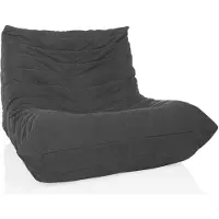 Hjh LIVING Fauteuil de détente Sitzolo Tissu Fauteuil de détente rembourré
