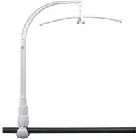 Niermann Standby Niermann Support de mobile pour barre ronde Blanc