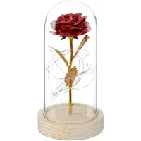Relaxdays Rose artificielle (22 cm)