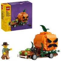 LEGO Camionnette avec citrouille sculptée