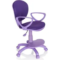 Hjh OFFICE Chaise Pour Enfant / Siège De Bureau Pour Enfant Kid Colour Tissu Rose Hjh Office
