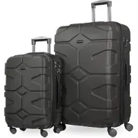 Hauptstadtkoffer X-Kölln - Set de 2 valises trolleys extensibles, coque dure robuste ABS, bagage à main + bagage à main, TSA, (S & L),Graphit