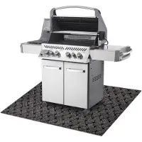 Rugsx Tapis de protection pour barbecue VECTRA 316 pour terrasse, extérieur - beige beige 100x180 cm