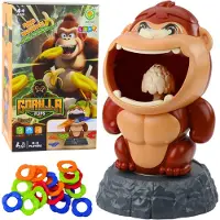 Leantoys Jeu de lancer de cible Gorilla Sound Hoops rotatif
