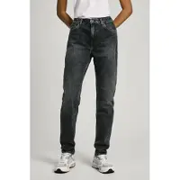Pepe Jeans pour femme. PL204591XH7 Jeans Tapered Hw noir (31/32), Casuel, Coton, Denim, Durable