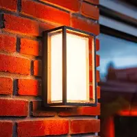 HOFTRONIC™ - Applique murale LED 12W 1200lm 3000K IP54 Noir