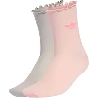 Adidas Chaussettes 'Ruffle 2 Pairs' gris / rose
