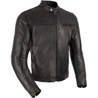 Oxford Walton 2.0 Leather Jacket Noir L Homme