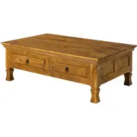 MASSIVMOEBEL24.DE MASSIVMOEBEL24 | Table basse 120x75 Acacia laqué Miel OXFORD #0445