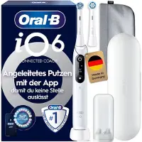 Oral-B Brosse à dents électrique iO6 Séries White Luxe Edition