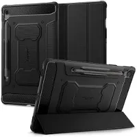 Spigen Rugged Armor Pro (Samsung Galaxy Tab S10 FE+), Étui pour tablette, Noir