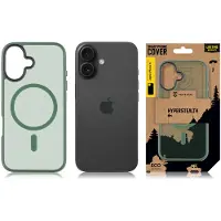 Tactical Housse MagForce Hyperstealth pour iPhone 16 Vert Forêt (Apple iPhone 16), Coque pour téléphone portable, Vert, Transparent