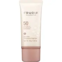 FRUDIA Sun Bare Skin Foundation fluide protecteur minéral visage pour un teint unifié SPF 50 40 g