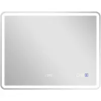 HOMCOM Miroir de salle de bain LED , coussin anti-buée, 3 couleurs réglables