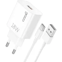 Cool&move Chargeur micro-USB/USB-C 2 en 1, 3A, transparent. Transparent, taille unique