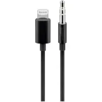 PremiumCord Apple Lightning audio reduction cable to 3.5 mm stereo jack, 1 m, black