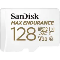 SanDisk max endurance microsdhc 128gb card with adapter noir noir Noir