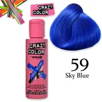 Crazy Color semi-permanent 100 ml bleu ciel