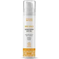 WoodenSpoon Dry Oils Sunscreen SPF 35+ lait solaire visage et corps SPF 35 100 ml