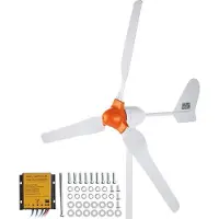 OEM Générateur pour éolienne, 800W, 12V - 3 pales avec régulateur MPPT - Vitesse de démarrage : 2,5 m/s - Idéal pour la maison, la ferme ou le bateau
