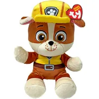 TY 44020 - Rubble Paw Patrol - Peluche Beanie Babies - 15 cm