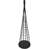 Mendler Arbre décoratif HWC-O91, sapin de Noël, arbre décoratif, décoration de Noël, sapin de Noël à décorer, métal 90 cm noir