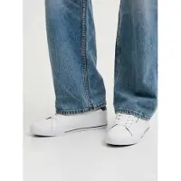 Jack & Jones Baskets basses 'JFWJERRY' bleu foncé / blanc