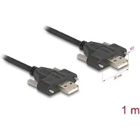 DeLOCK Câble USB 2.0 Type-A Mâle vers Mâle avec entraxe de vis 30 m