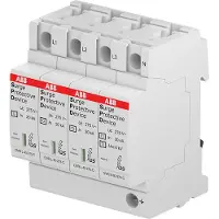 ABB Parafoudre AC, 3 pôles + N/PE, type II, 1 pièce.