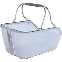 Basil Cento Tech Fiber Nordlicht Mik Rear Basket 21l Clair