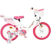 Volare Vélo enfant Unicorn 16 pouces, blanc