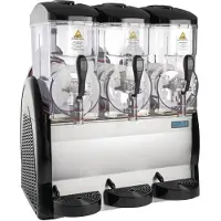 Polar Machine à granita série G - Machine à glaçons à 3 bacs de 12 litres