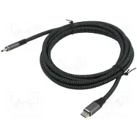 Art Câble USB-C mâle - mâle 100 W 5 A ALU (2 m, 100 W)