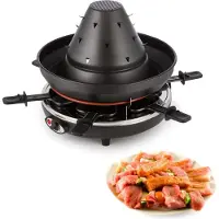 Klarstein Taste Volcano Appareil à raclette & chapeau tatare 1500W 6 personnes