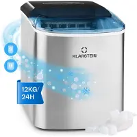 Klarstein On-The-Rocks Machine à glaçons LED 12kg / 24h réservoir 2,1L inox